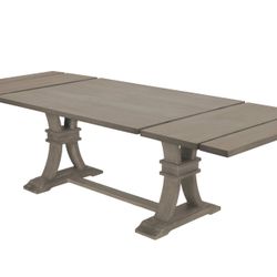 Grey Dining Table - Rustic Chic Style Dining