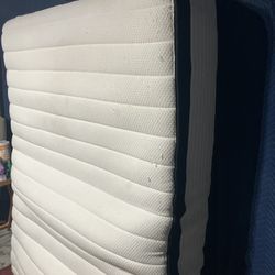 QUEEN MATTRESS	 (DELIVER AVAILABLE) Some fray minor signs of stain