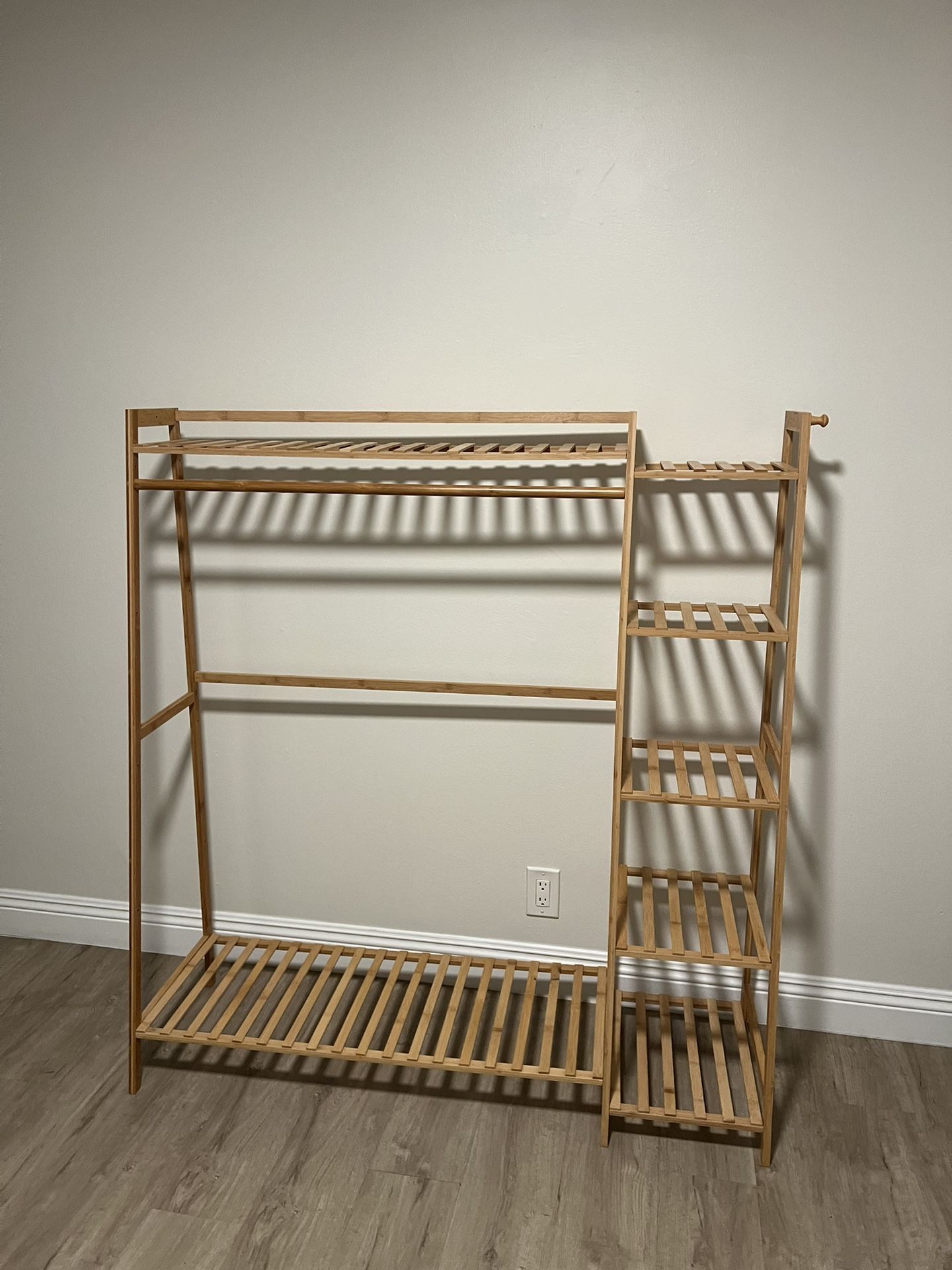 Wood Clothing Rack