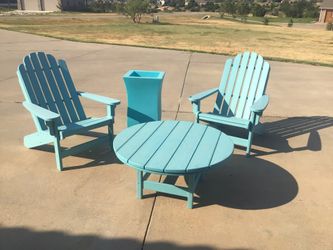 Adirondack Poly wood outdoor furniture,