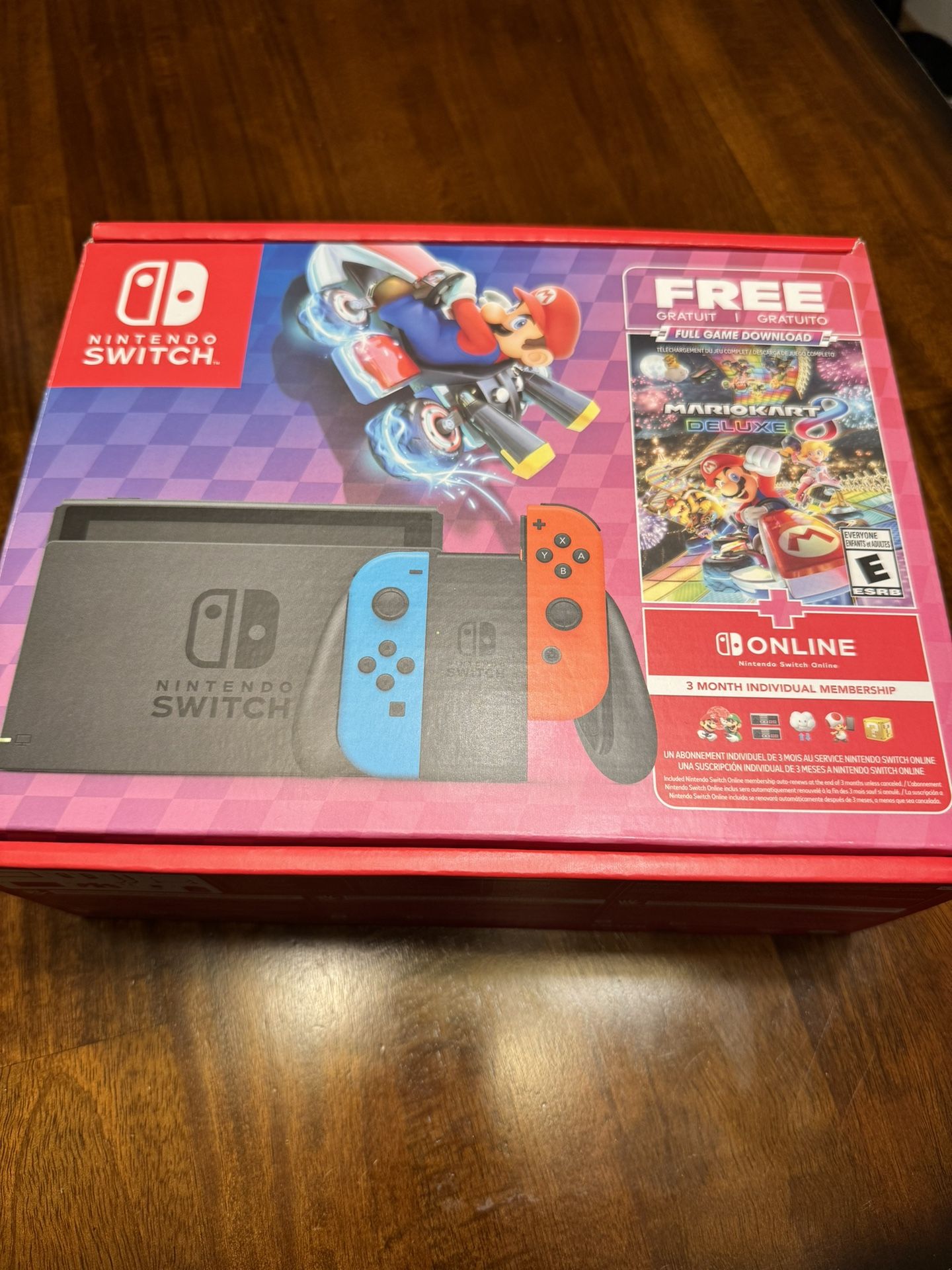 Nintendo Switch With Mariokart Deluxe