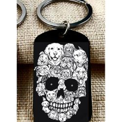 Puppy Dog Hot Art Keychain