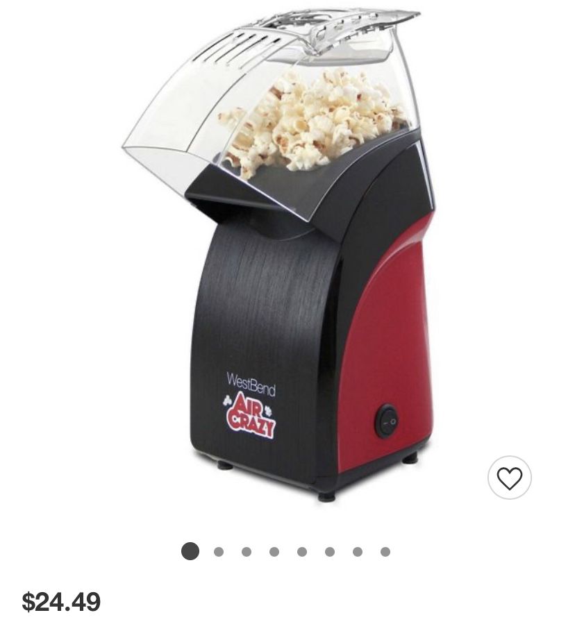 West Bend Air Crazy Popcorn Maker Machine - 82471R