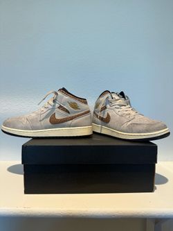 Jordan Air Jordan 1 Mid SE GS Brown Elephant DZ5369-102 Sneaker Size 6Y