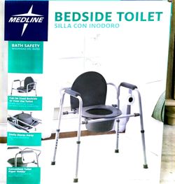 Medline Bedside Toilet Commode Chair