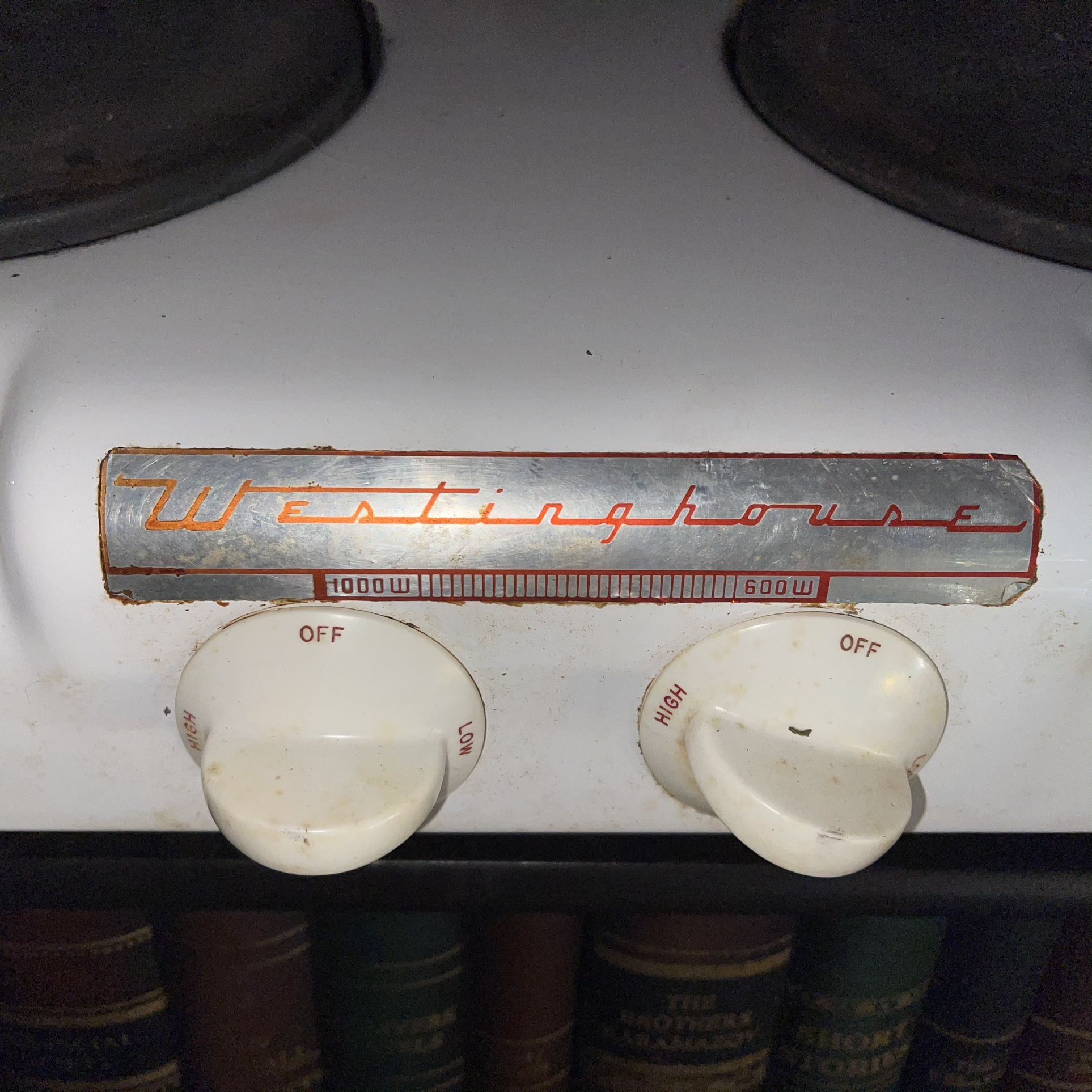 Vintage Westinghouse Counter Top Hot Doubke Burner Hot Plate