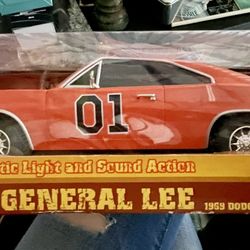 Diecast 1:18 scale General Lee from "Dukes of Hazzard” tv Show