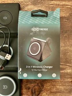 New 3-1 wireless charger $10