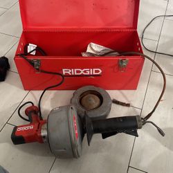 RIDGID Drain Cleaning Gun: Corded, K-45AF, For 3/4 in to 2 1/2 in Pipe, 5/16 in Cable Dia., Auto  