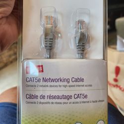 Cat 5 Network Cables (2) 25 Ft