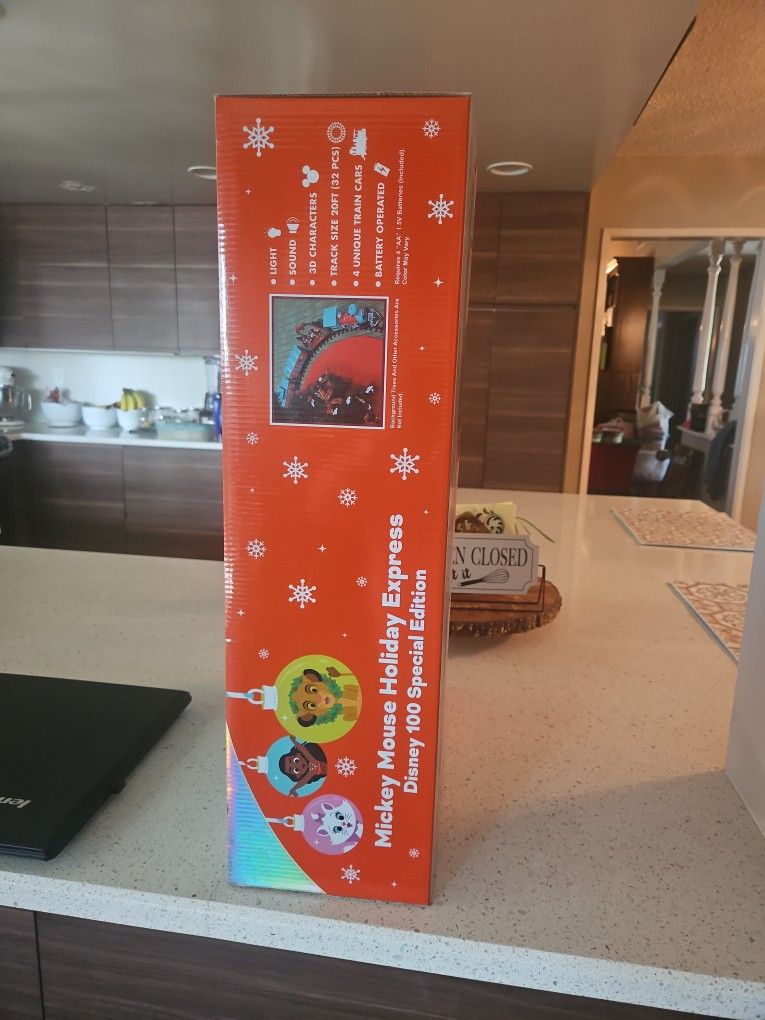 Christmas Mickey Mouse Holiday Express Train Set. Disney 100 Special Edition