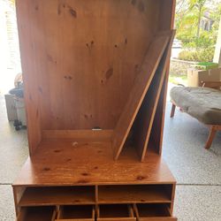 Pottery Barn Cameron Media Hutch & Storage Base  