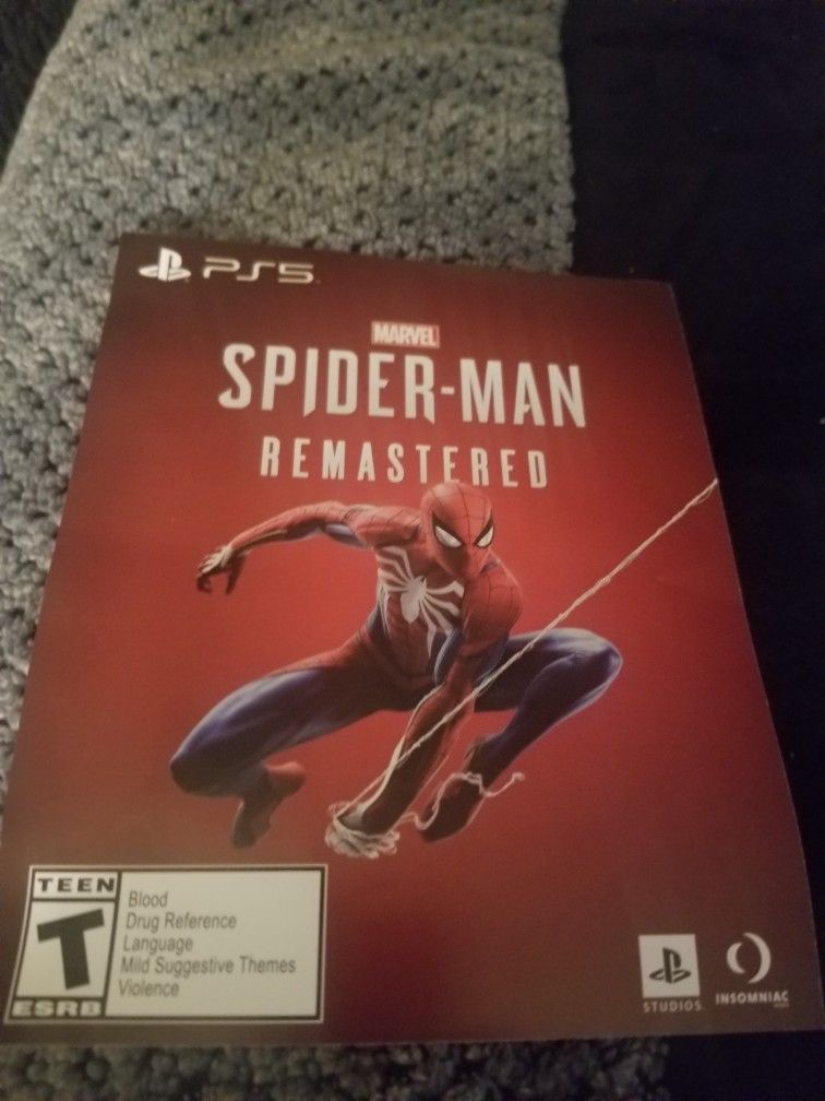 Spiderman Remastered PS5 Digital Code