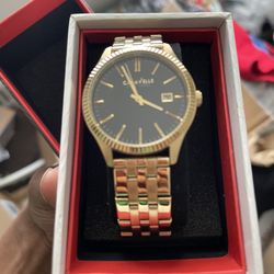 Caravelle Gold Watch