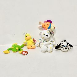 Vintage Plushies Stuffed Animals Bundle (5) Preowned Great Condition  
