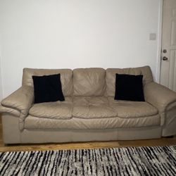 Tan Italian Leather Couches 