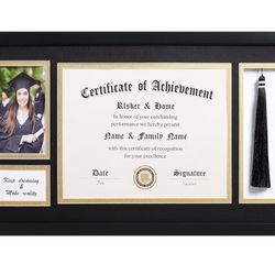 Diploma Frame with Tassel Holder 