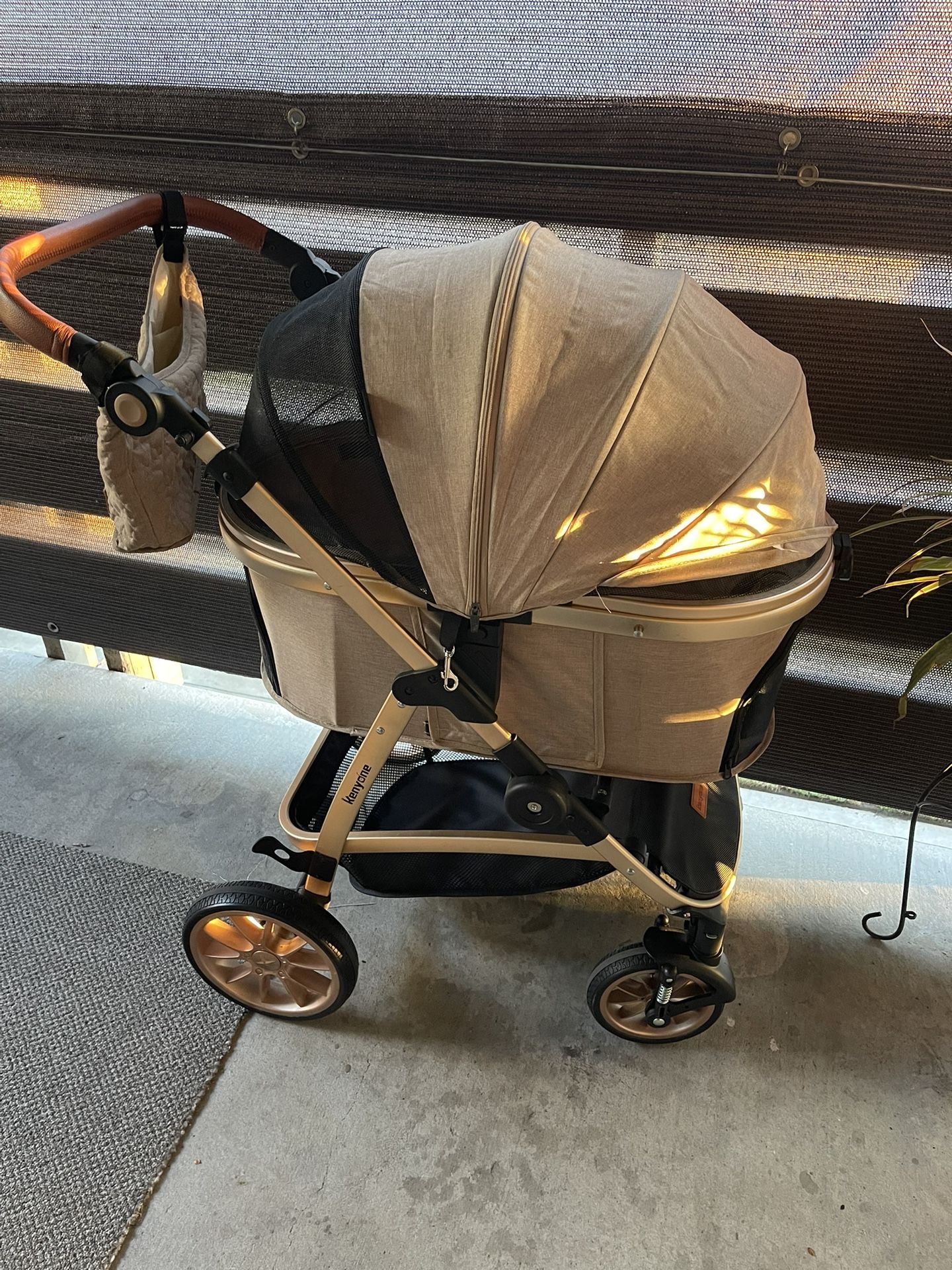 Pettingzoo Dog Stroller “Khaki Model Type”