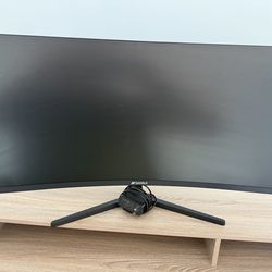 ” Curved Ultrawide Monitor – Sansui – Great for Gaming & Home Office – $130
