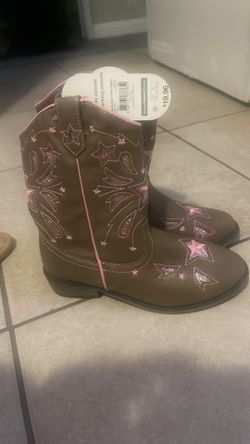 Brand new girls size 1 brown cowboy boots