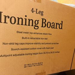New In Box Ironing Board 