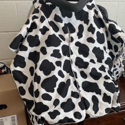 Cow print car seat cover 