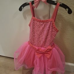 Girls Pink Dance Costume