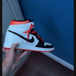 Electric Orange Jordan 1s