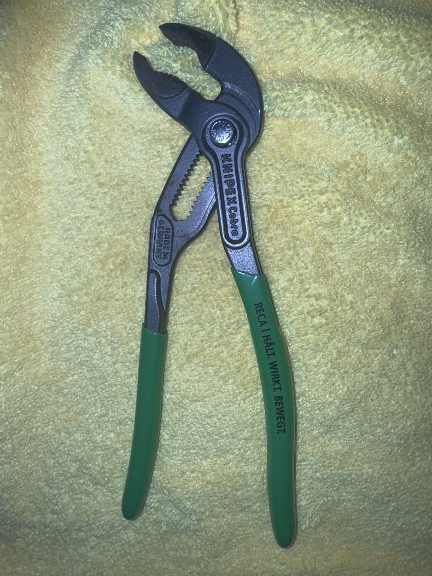 Knipex Green 7 Inch Cobra Pliers 
