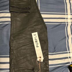 black purple jeans 