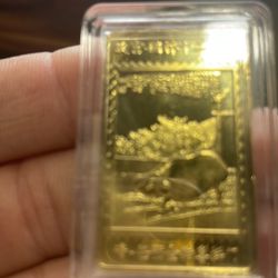 Gold Plated Commemorative 