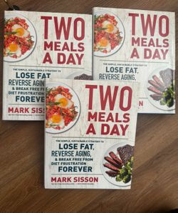 New Never Used Book 2 Meals A Day Only Two Left