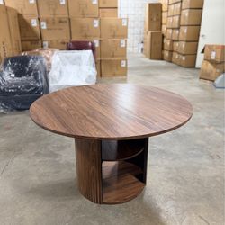 Dark Walnut Round Table New In The Box 📦