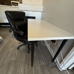 IKEA desk With Serta chair 