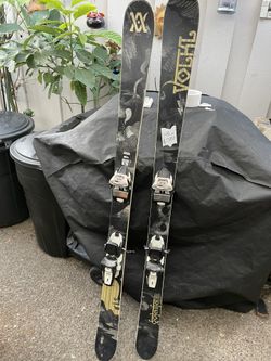 148cm volkl gatama skis sharpened and waxed