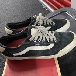 Vans Old Skool Off the Wall 500714 Black Suede Canvas Lace Up Shoes Men's Size 9. Make an offer!