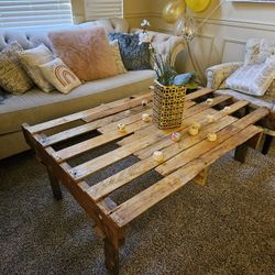 Pull Apart Coffee Table. Conversation Piece. One Of A Kind