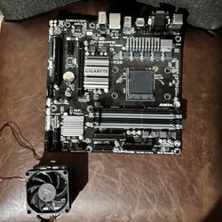 GIGABYTE Motherboard and Heat Sink
