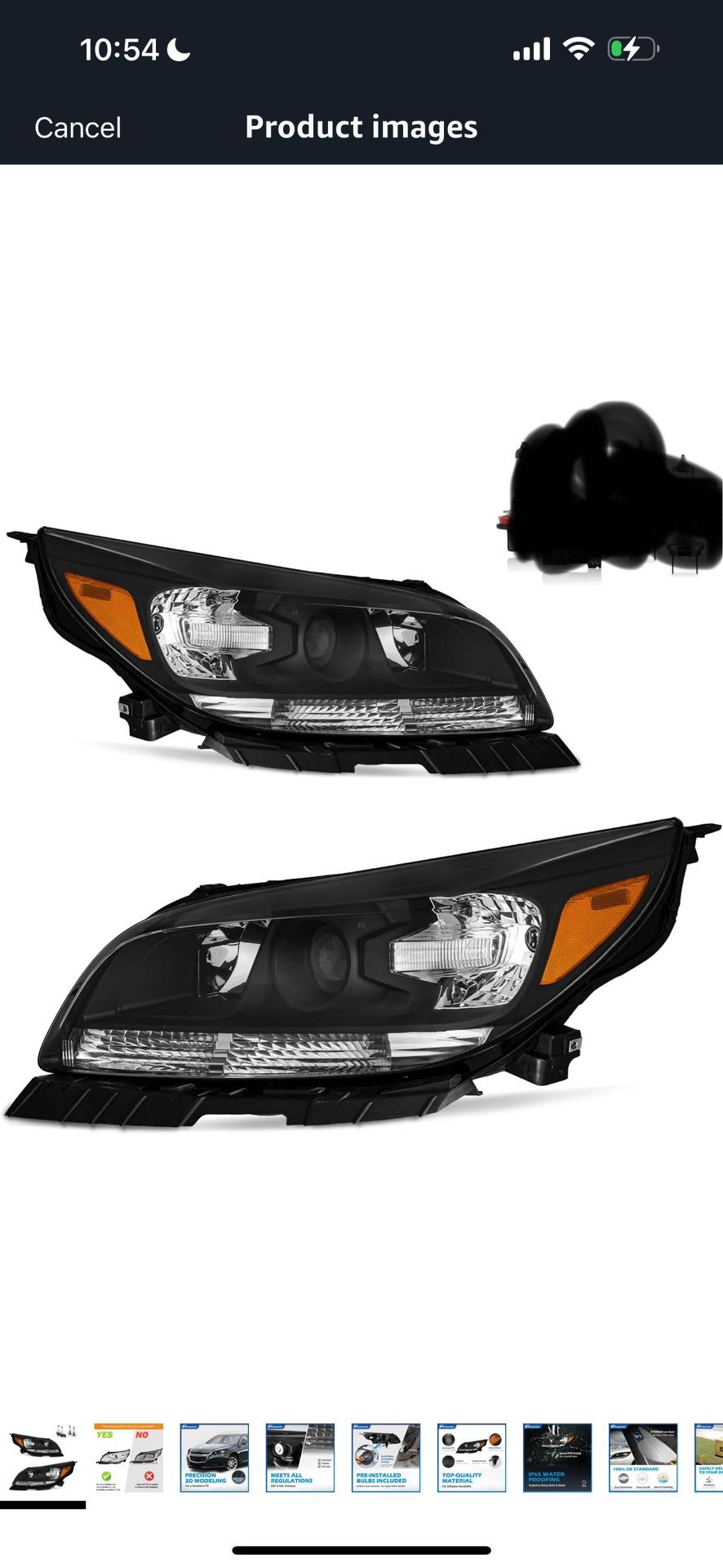 2015 Chevy Malibu Headlights