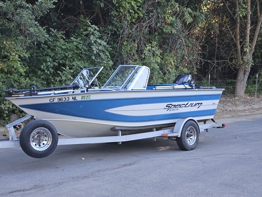 1993 Bluefin spectrum 17ft6