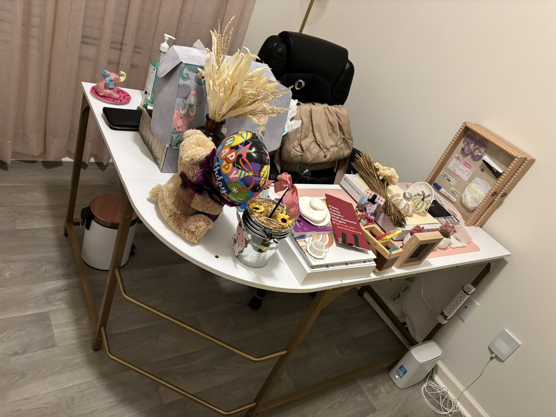 L shape desk - Like New, In Perfect Condition - $100