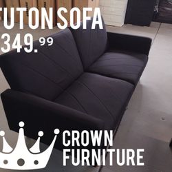 Black Futon Sofa 