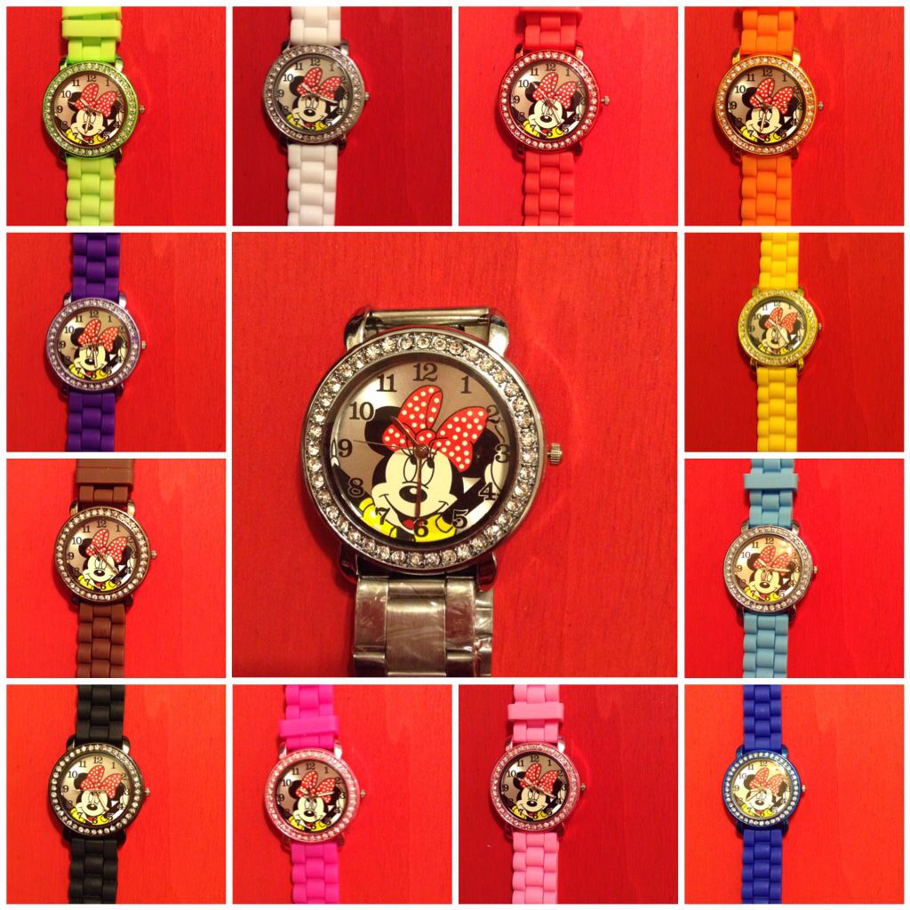Minnie Mouse Silicone Watch