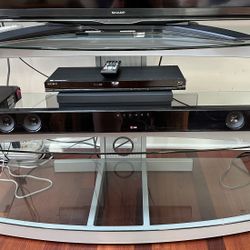 Glass TV Stand