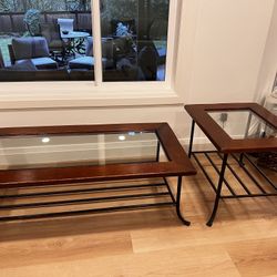 Z Gallerie Coffee Table And Side Table