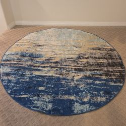 Beautiful 5ft Round Area Rug 