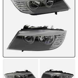 BMW TRQ HLA74381 Driver and Passenger Side Replacement Headlight Assembly. 