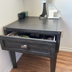 Wood Nightstand/Bedside Table