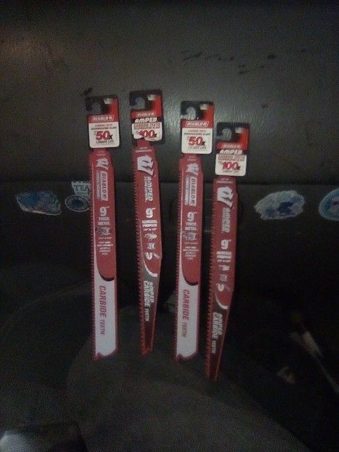 Multi-purpose Thick Metal Sawzall Blades 9 In 6-in Blades Carbide Let's Go Down