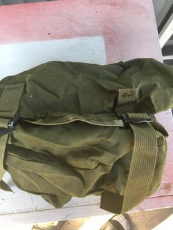 Military pouch bag with 3 mini pouches